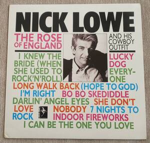  NICK LOWE / THE ROSE OF ENGLAND（ニック・ロウ / ザ・ローズ・オブ・イングランド） [LP] 