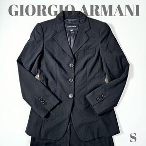 GIORGIO ARMANI　ジョルジオアルマーニ　スーツ　セットアップ　S　ストライプ　美品