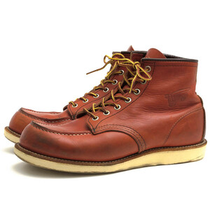 RED WING レッドウィング ワークブーツ 8875 6inch CLASSIC MOC TOE Oro-Russet Portage オロラセット ポーテージ 牛革 アイリッシュセッ