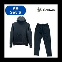 【A-07】size/S GOLDWIN ゴールドウイン　BULKY FLEECE HOODIE　BULKY FLEECE G52701P　G52702P　上下セット　セットアップ　カラー：BK