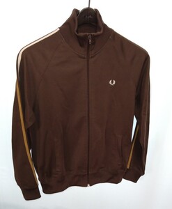 フレッドペリー　トラックジャケット　Mサイズ　ブラウン　茶　Fred Perry