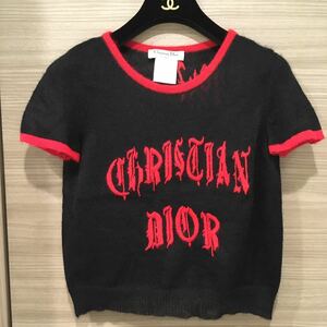 Chirstian Dior クリスチャン ディオール John Galliano ジョン ガリアーノ モヘア ニット 半袖 国内路面店購入