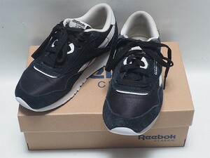 リーボック クラシック 20cm ブラック CLASSIC CL NYLON スニーカー シューズ Reebok 管14404