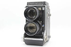 【訳あり品】 マミヤ Mamiyaflex Mamiya-Sekor 135mm F4.5 ブルードット 蛇腹 二眼カメラ s7948