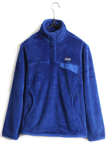 希少サイズ XS ■ 13年製 パタゴニア リツール スナップT プルオーバー ジャケット ( レディース ) 古着 Patagonia フリース ジャンパー 青