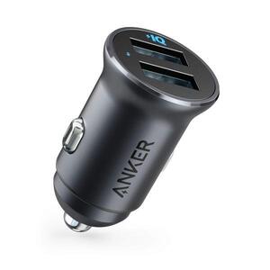 Anker PowerDrive Speed 2/24W/2ポート/カーチャージャー/PowerIQ対応/iPhone/iPad/Android