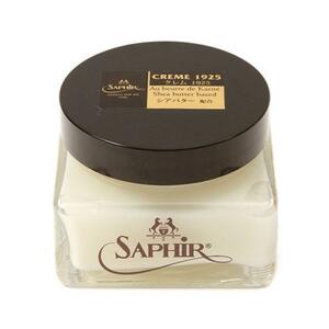 ☆ 02.ニュートラル サフィール SAPHIR クリーム 靴クリーム ノワール クレム 1925 靴ケア用品 定番 無色 黒 保革剤 ツヤ出し 靴磨き 油性