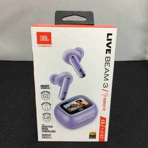 完全ワイヤレスイヤホン JBL LIVE BEAM3 パープル 美品