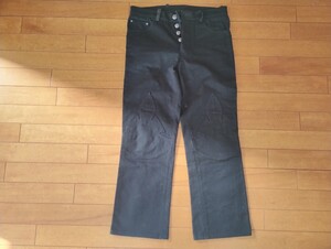 （断捨離中）正規品 Chrome Hearts クロムハーツ デニム パンツ ブラック