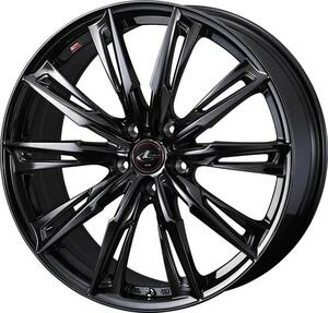 レオニス GX アルミホイール(1本) 20x8.5 +35 114.3 5H(HBMC(ハイパーブラックメタルコート)) / 20インチ LEONIS GX