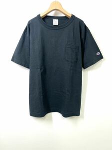 Champion チャンピオン T1011 Pocket Tee ポケット Tシャツ L アメリカ製 USA製 ネイビー NVY