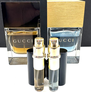 ★グッチ香水・GUCCI POUR HOMME I & II EDT.各3.5ml入×2本セットのみ出品です。廃盤 超人気逸品香水・入手困難・箱無