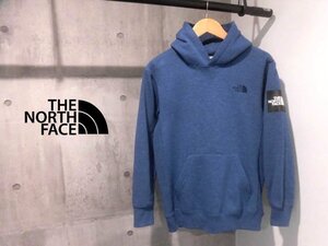 THE NORTH FACEノースフェイス SQUARE LOGO HOODIEスクエアロゴ フーディーS/プルオーバー スウェット パーカー/インディゴ/メンズ/NT61835