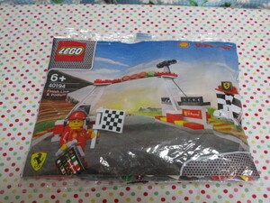 Ｂ１　『ＬＥＧＯ（レゴ）４０１９４★Ｆｉｎｉｓｈ　Ｌｉｎｅ　＆　Ｐｏｄｉｕｍ』～フェラーリ　昭和シェル石油