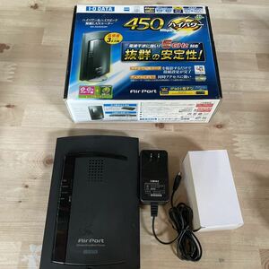 【中古品】I・O DATA WN-AG450DGR 無線LANルーター A①