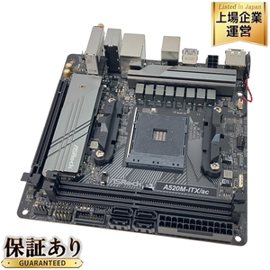 ASRock A520M-ITX/ac AMD Socket AM4対応 MicroATX マザーボード パソコン PC 中古 美品 Z9419785