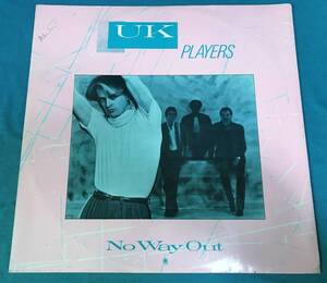 12”●U.K. Players / No Way Out UKオリジナル盤AMSX 8220 UK産ブルーアイド・ソウル メロウ・シンセ・ブギー