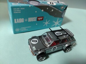 MINI-GT 1/64 ダットサン KAIDO 510 ワゴン 4x4 ウィンターホリデーエディション (右ハンドル) (KHMG092)　チェイス　開封品未使用