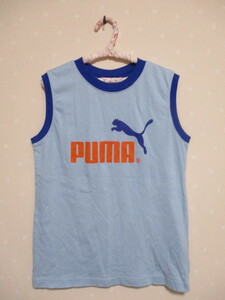 ё　プーマ PUMA　ё コットンタンクトップ ■150㎝■水色