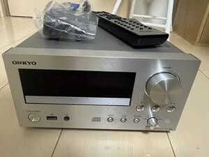 ONKYO オンキョー CDレシーバー CR-555 2013年製 + リモコン RC-849S CD再生時に読込できなくなる症状あり！