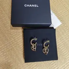 シャネル CHANEL ココマーク スイング ピアス ゴールド