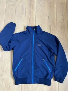 patagonia パタゴニア シェルドシンチラジャケット 古着 メンズ Mサイズ アウター ブルー ネイビー