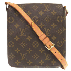 ルイ ヴィトン ミュゼットサルサ ショートストラップ モノグラム M51258 ブラウン ショルダーバッグ LV 1358 LOUIS VUITTON