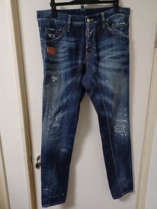 Dsquared2　ディースクエアード　スキニー　ストレッチ　デニム　46