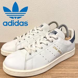 adidas STAN SMITH アディダス スタンスミス ホワイトネイビー レディース AQ4651 ローカットスニーカー カジュアル 23cm