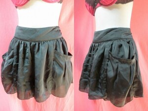 ＵＳＥＤ パンツスカート サイズＭ 黒色