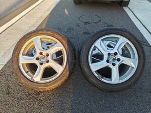 ★ボルボ純正★ DL LEMAN5 215/50R17×7J +50 5H PCD108 アルミ 4本セット V60 S60 7J×17H2 ET50 VOLVO【着払い】