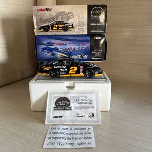 【A0130】外箱開封済み/未使用品 ミラー ドラフトフォード・サンダーバード1:24 Rusty Wallace # 2 Miller Genuine Draft 1995 Thunderbird