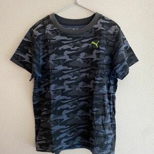 プーマ　ジュニア　トップス　半袖　Tシャツ　カットソー　140 PUMA 半袖Tシャツ カモフラ