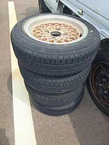 旧車　ホイール　変換ワイトレ