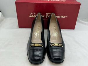 sk9348060/サルヴァトーレ フェラガモ Salvatore Ferragamo BOUTIQUE MADE IN ITALY パンプス Free4cm 7 1/2 B