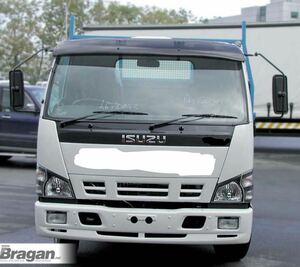 bragan 正規品 ISUZU いすず エルフ ワイドキャブ2004-2007 フロントロングバイザー いすゞエルフ 固定 ボルトセット フロントグリル