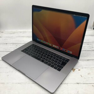 Apple MacBook Pro 15-inch 2017 Core i7 3.10GHz/16GB/256GB(NVMe) 〔B0630〕