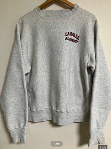 Adirondackアディロンダック　長袖スウェットシャツ　90s〜USA製　LASALLE ACADEMY