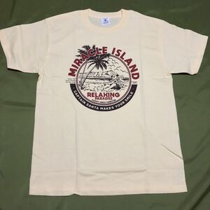 即決★新品キャプテンサンタ★アンティークプリントがお洒落な半袖Tシャツ　　M