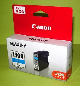 【PGI-1300XL C】CANON純正 未使用品(大容量) １箱