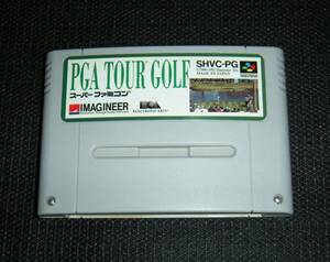 即決　SFC　PGA TOUR GOLF　ツアーゴルフ　作動確認済　2　同梱可　クリーニング済