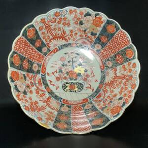 極上９２・大鉢・金蘭赤絵・献上品・古伊万里・金継・花籠・煎茶道具・菓子鉢・鉄瓶・大皿・特大