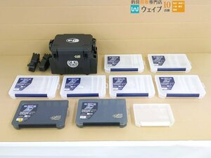 メイホー ランガンシステムボックス VS-7055 ルアーホルダーBM 2個付き・VS-3037ND 他 タックルケース マルチケース など 10点