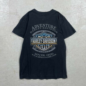 Harley-Davidson ハーレーダビッドソン 両面プリント ポケットTシャツ メンズM
