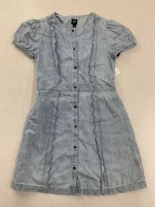 ★GAP★新品★130★ダンガリー★デニムカラー★ワンピ―ス★人気の定番★4-2