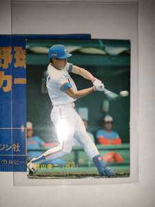 秋山幸二　88 カルビープロ野球チップス　No.144　西武ライオンズ