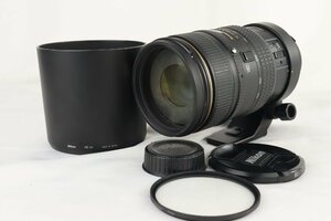 ■TG0823 Nikon ニコン ED AF VR-Nikkor ニッコール 80mm-400mm f4.5-5.6D VR付き5倍望遠ズームレンズ ★F