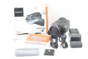 【返品保証】 【録画再生確認済み】【元箱付き】ソニー Sony HANDYCAM HDR-PJ800 ブラック 24x バッテリー付き ビデオカメラ M3