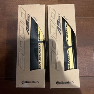 Continental (コンチネンタル) Grand Prix 5000AS TR ブラック/クリーム チューブレスレディ GP5000AS TR 25-622 700 2本セット