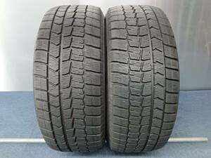 ★8-8.5分山★19年製★ ダンロップWINTER MAXX WM02 225/55R16　2本セット スタッドレス　G998